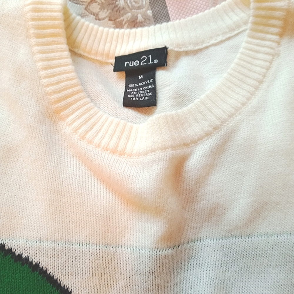 Rue 21 happy effin holidays sweater